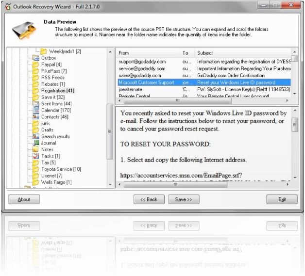 Kaip atnaujinti "Outlook" ir konvertuoti OST į PST